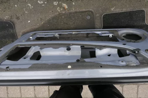 VW Lupo 6E 3L FSI Tür vorne rechts Beifahrertür grau blau LR7U (mechanis Fenster (118744)