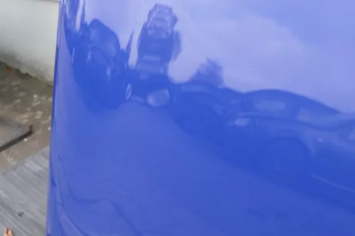 VW Lupo Motorhaube KLappe vorne blau LW5Z -  Dellen (118745)