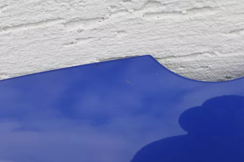 VW Lupo Motorhaube KLappe vorne blau LW5Z -  Dellen (118745)