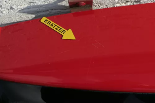 VW Polo 9N Heckklappe Kofferraumklappe Klappe hinten rot LP3G (118777)