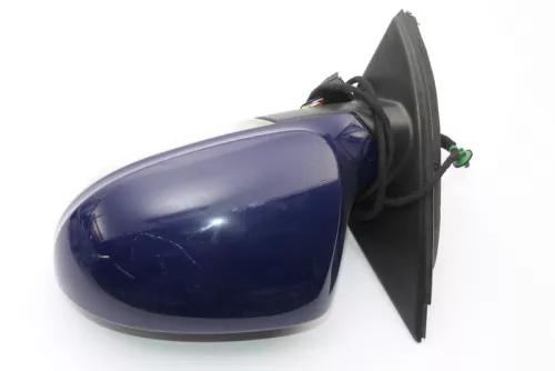 VW Passat 3C elektrischer Spiegel Außenspiegel links m. Glas Blinke blau LA5E (118987)