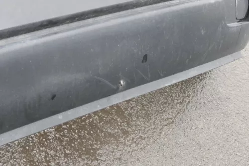 VW T4 kurze Version Stoßstange Frontstoßstange vorne schwarz AC-0 7D0807221 - 99 (119270)