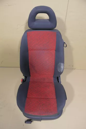 Seat Arosa VW Lupo Sitz vorne links Fahrersitz Höhenverstellung rot schwarz (119400)