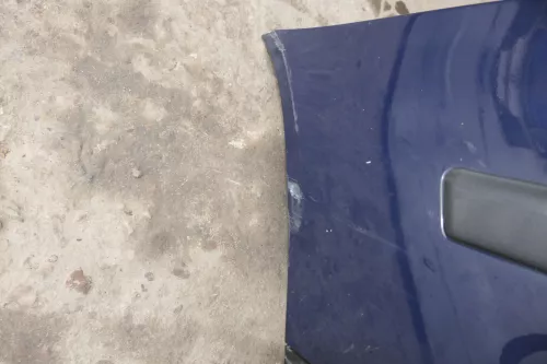 Seat Toledo 1M Stoßstange Heckstoßstange hinten blau LA5G (119737)