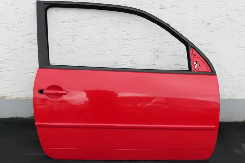 VW Lupo Seat Arosa Tür vorne rechts Beifahrertür rot LP3G (mech. Fenster)