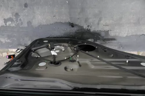 VW Golf 5 Cross Plus 5M1 Tür hinten links schwarz LC9Z (120081)