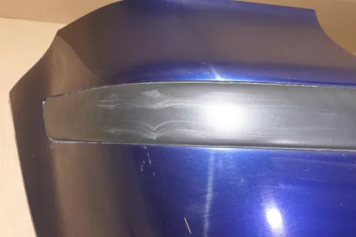 VW Golf 4 Limousine Stoßstange hinten Heckstoßstange Heckstoßfänger blau LB5N (120180)