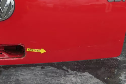 VW Lupo 6X Heckklappe hinten Klappe Kofferraumklappe mit Scheibe rot LP3G Scheib (120294)