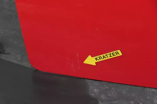 VW Lupo 6X Heckklappe hinten Klappe Kofferraumklappe mit Scheibe rot LP3G Scheib (120294)