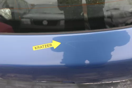 Audi A3 8L Facelift Heckklappe Kofferraumklappe Klappe hinten blau LW5Z (120295)