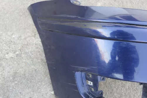 VW Polo 6N2 Stoßstange vorne Frontstoßstange Stoßfänger blau LB5N mit Grill (120366)