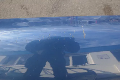 Audi A3 8L Stoßstange Heckstoßstange hinten blau LZ5W (120376)