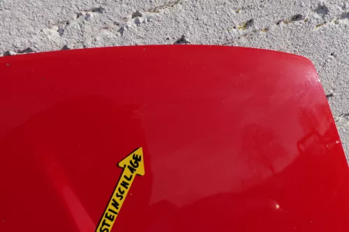 VW Caddy 9K Polo Variant 6Kv Kombi Motorhaube vorne rot LP3G Klappe Haube (120395)