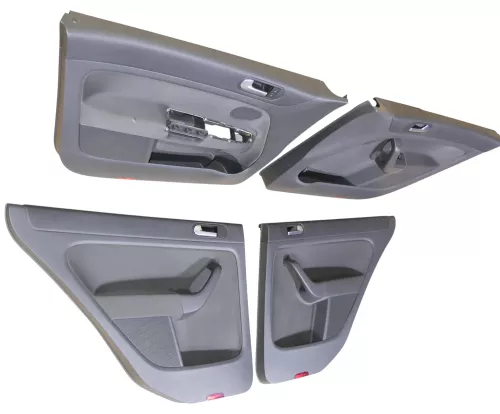 VW Golf Plus 5M 4x Türverkleidung Verkleidung Tür vorne hinten links re schwarz (120548)
