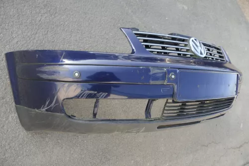 VW Passat 3B Stoßstange vorne Frontstoßstange Stoßfänger blau LB5N (120659)