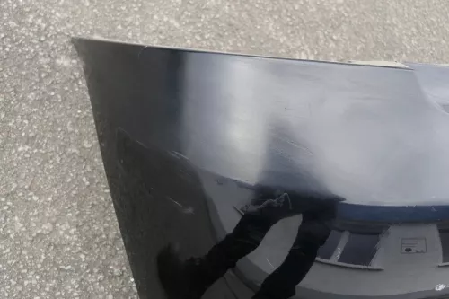 VW Fox 5Z Stoßstange hinten Stoßfänger schwarz L041 Heckstoßstange (120782)