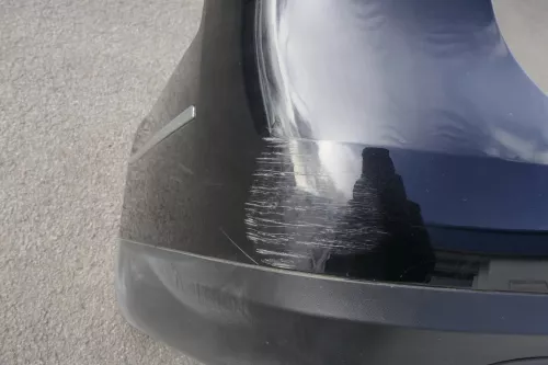 VW Passat 3C Kombi Stoßstange hinten Heckstoßstange Stoßfänger schwarz LC9X cccc (120809)