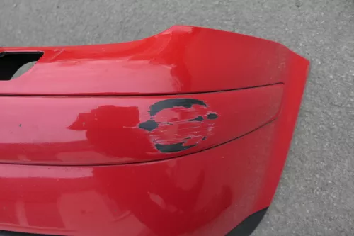 VW Golf 4 Stoßstange vorne Stoßfänger vorn rot LP3G Frontstoßfänger SWR (120813)