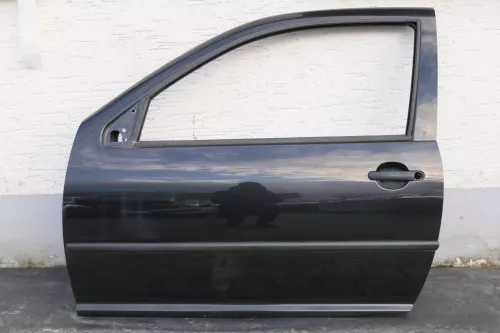 VW Golf 4 Tür vorne links Fahrertür 2/3-Türer schwarz LC9Z metallic vvv