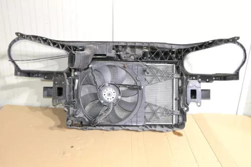 VW Polo 9N Schloßträger Kühler Querträger Pralldämpfer vorn Klimaanlage Lüfter (120993)