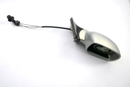 VW Golf 4 Bora manueller Spiegel vorne rechts Außenspiegel Ohne Glas Silber LB7Z