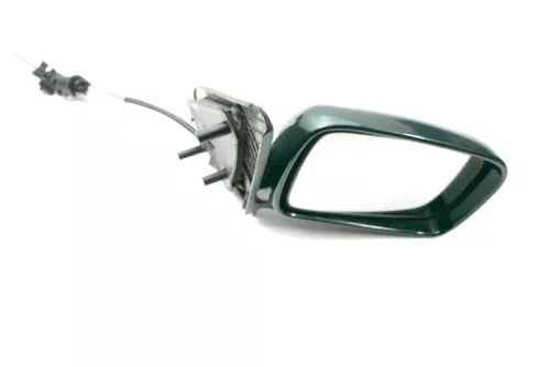 VW Polo 6N manueller manuell Spiegel Außenspiegel rechts Grün  LC6M