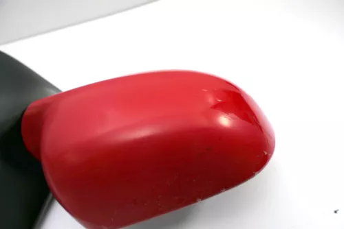 VW Polo 6N2 manueller manuell Spiegel Außenspiegel rechts mit Glas Rot LP3G (121222)