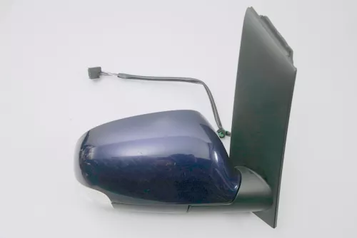 VW Touran 1T elektrischer Spiegel Außenspiegel beheizt rechts blau LB5N (121235)