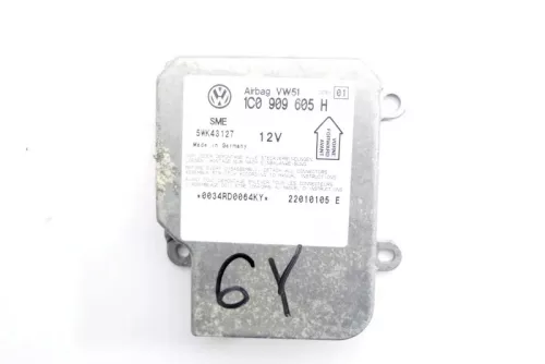 Skoda Fabia Steuergerät Airbag Airbagsteuergerät 1C0909605H Index 01