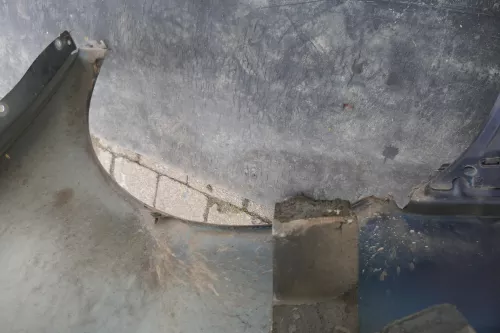 VW Touran 1T Kotflügel vorne rechts blau LB5N 1T0821022A ca.2003-2006 indigoblau (121550)