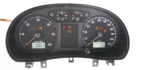 VW Polo 9N 3Tacho Tachometer Kombiinstrument 244.000km 6Q0920804J 1,4TDI BNV BNM