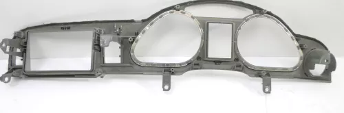 Audi A6 4F Tacho Tachometer Abdeckung Verkleidung silber Blende (122265)