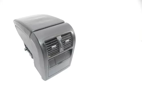 VW Passat 3C Mittelarmlehne Armlehne Fach Deckel Leder schwarz (122457)