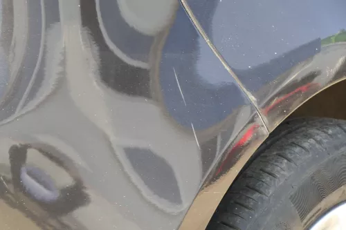 VW Golf 5 1K Limousine Stoßstange hinten Heckstoßstange schwarz LC9Z PDC (122563)