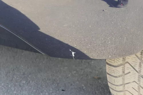 VW UP Stoßstange hinten Stoßfänger Heckstoßstange blau LH5X - PDC (122583)