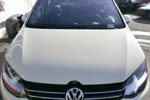VW Sharan 7N Motorhaube Klappe Haube vorn vorne gelb Taxi elfenbein L115