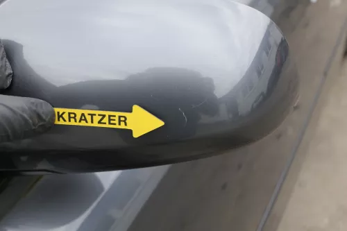 Audi A4 B6 8E Spiegel Außenspiegel links elektrisch verstellbar grau LX7Z delphi (122708)