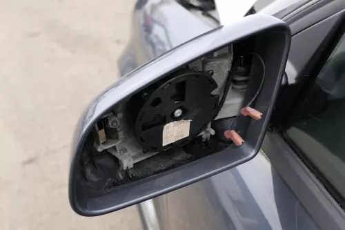 Audi A4 B6 8E Spiegel Außenspiegel links elektrisch verstellbar grau LX7Z delphi (122708)