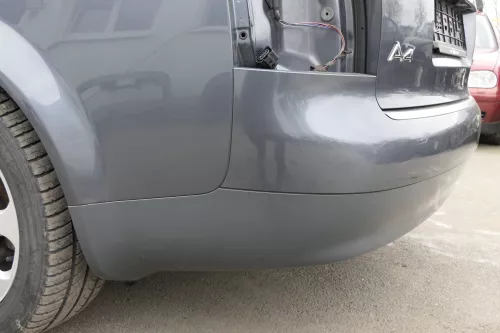 Audi A4 8E B6 Kombi Avant Stoßstange hinten mit Spoiler grau LX7Z (122709)