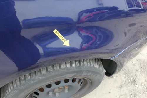 VW Touran 1T Kotflügel vorne rechts blau LB5N 1T0821022A ca.2003-2006 indigo (122725)