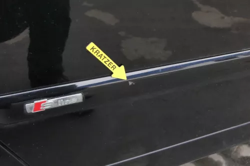 Audi A4 B6 8E nur Türblatt Tür hinten rechts schwarz LY9B Kombi+Limo (122774)