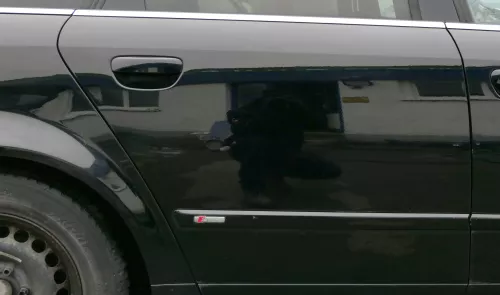 Audi A4 B6 8E nur Türblatt Tür hinten rechts schwarz LY9B Kombi+Limo