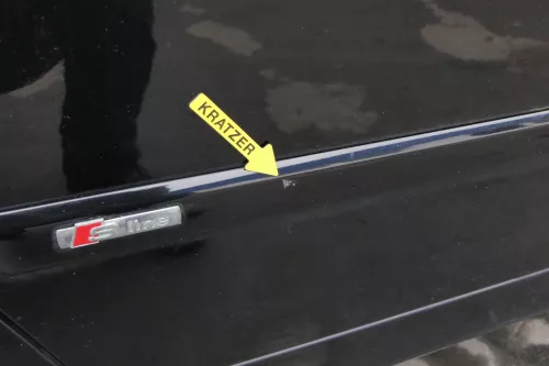 Audi A4 B6 8E nur Türblatt Tür hinten rechts schwarz LY9B Kombi+Limo (122774)