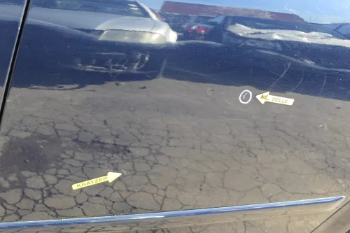 Audi A4 B6 8E Türblatt Tür hinten links blau LZ5J Kombi+Limo -ohne Anbauteile (122915)