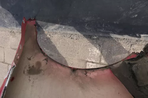 VW Touran 1T Kotflügel vorne rechts rot LY3D 1T0821022A ca.2003-2006 (123005)