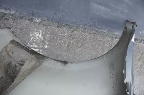 VW Touran 1T Kotflügel vorne links grau LD7U 1T0821021A ca. Baujahr 2003-2006 (123010)