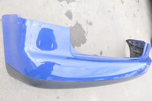 VW Touran 1T Stoßstange hinten Heckstoßstange Stoßfänger blau LL5M AHK (123048)