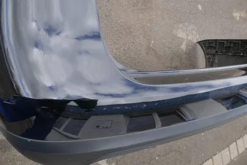 VW Passat 3C Kombi Stoßstange hinten Heckstoßstange Stoßfänger schwarz LC9X ssss (123058)