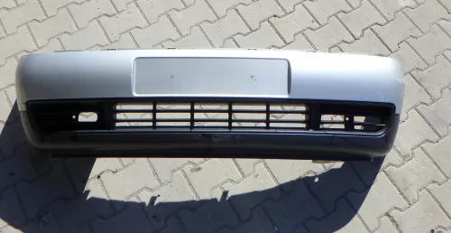 VW Lupo Stoßstange vorne Frontstoßstange Stoßfänger silber grau LR7X