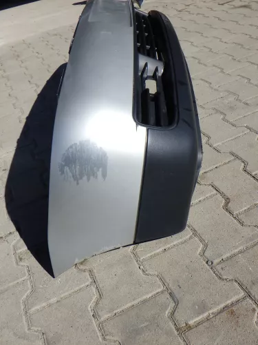 VW Lupo Stoßstange vorne Frontstoßstange Stoßfänger silber grau LR7X (123112)